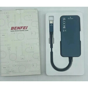 USB Type-C to HDMI+DisplayPort+VGA Adapter 4K Support Compatible‎ Laptops TV’s